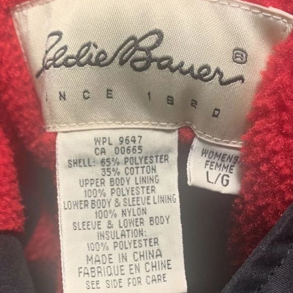 Eddie Bauer Snap Up Jacket size Large - Picture 11 of 11